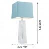 LILLE 3839 lampa stołowa 1 pł.  Argon