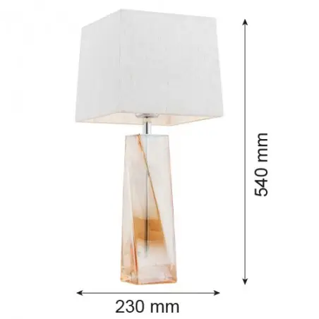 LILLE 3840 lampa stołowa 1 pł. Argon