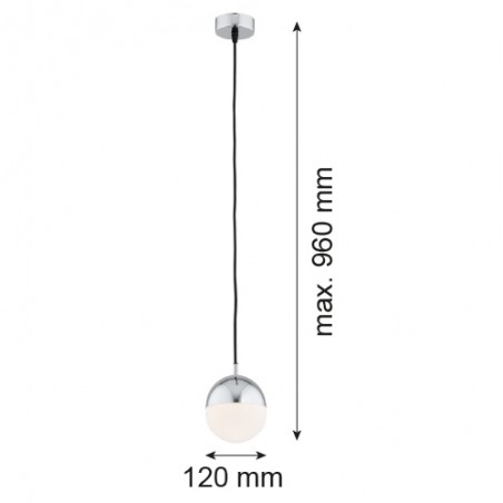 LIVIA 4032 lampa wisząca 1 pł. mniejsza Argon