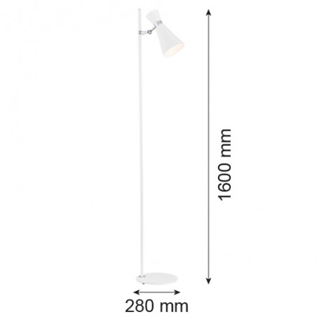 LUKKA 3891 lampa podłogowa 1 pł. Argon