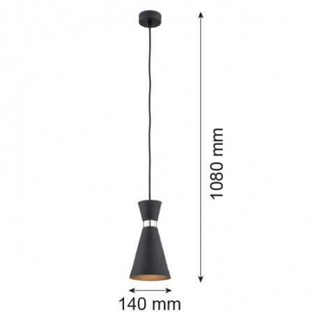 LUKKA 3896 lampa wisząca 1 pł. Argon