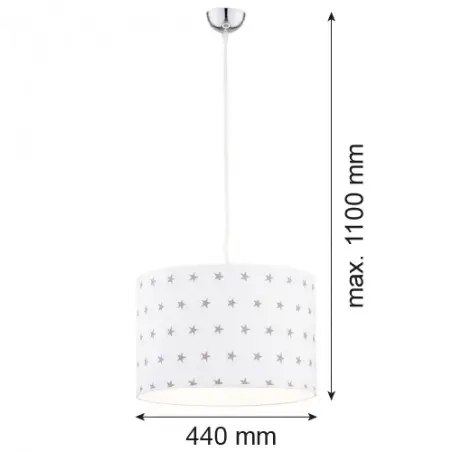 MAGIC 4133 lampa wisząca 1 pł. Argon