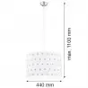 MAGIC 4133 lampa wisząca 1 pł. Argon