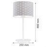 MAGIC 4126 lampa stołowa 1 pł. Argon