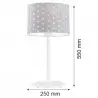 MAGIC 4126 lampa stołowa 1 pł. Argon