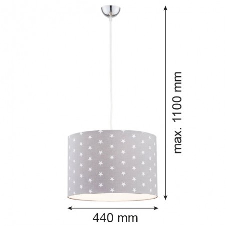 MAGIC 4134 lampa wisząca 1 pł. Argon