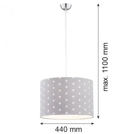 MAGIC 4134 lampa wisząca 1 pł. Argon
