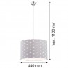 MAGIC 4134 lampa wisząca 1 pł. Argon