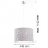 MAGIC 4134 lampa wisząca 1 pł. Argon