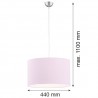 MAGIC 4136 lampa wisząca 1 pł. Argon