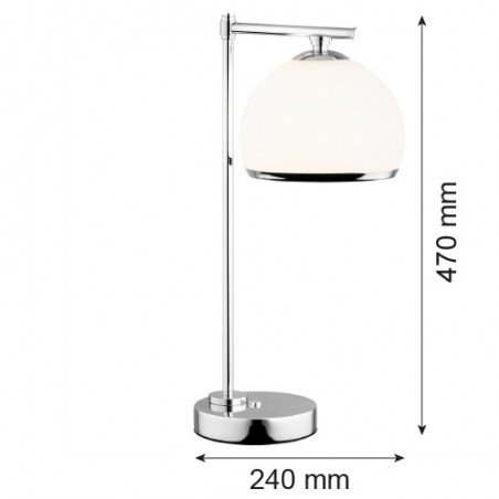 MARBELLA PLUS 8121 lampa stołowa 1 pł. Argon
