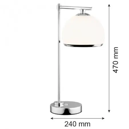 MARBELLA PLUS 8121 lampa stołowa 1 pł. Argon