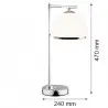 MARBELLA PLUS 8121 lampa stołowa 1 pł. Argon