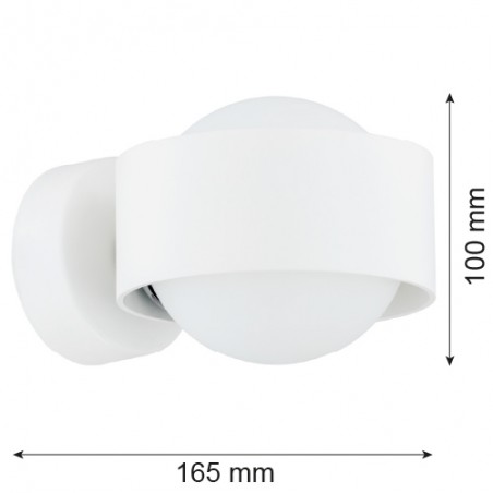 MASSIMO PLUS 8057 kinkiet 1 pł. Argon