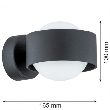 MASSIMO PLUS 8059 kinkiet 1 pł. Argon