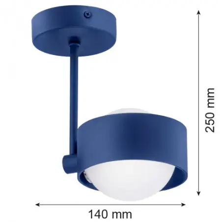MASSIMO PLUS 8062 lampa wisząca 1 pł. Argon