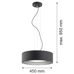 MOHITO  1214 lampa wisząca 3 pł. Argon