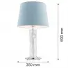 NANCY 3844 lampa stołowa 1 pł. Argon