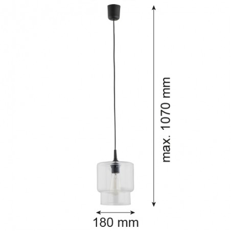 NEWA 3275 lampa wisząca 1 pł.  Argon