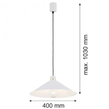 NASHVILLE 4693 lampa wisząca 1 pł. Argon