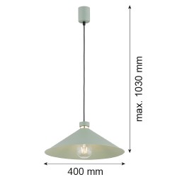 NASHVILLE 4694 lampa wisząca 1 pł. Argon