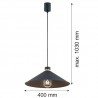NASHVILLE 4695 lampa wisząca 1 pł. Argon
