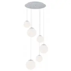 OPTICA 2530 lampa wisząca 6 pł. na okrągłej podsufitce Argon