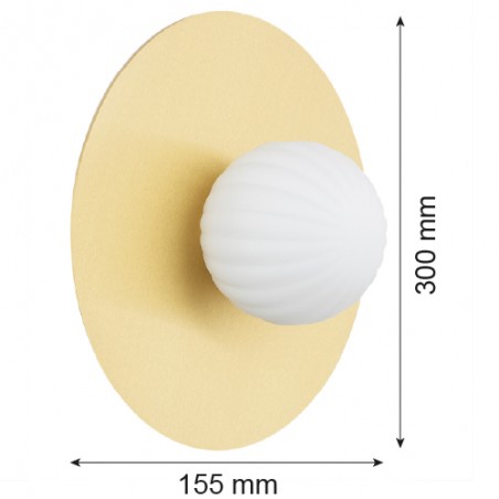PALOMA 8503 kinkiet / plafon 1 pł.  Argon