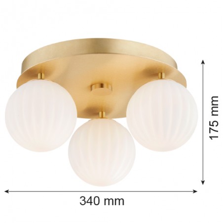 PALOMA 6305 plafon 3 pł. Argon