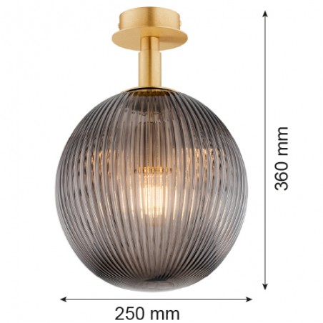 PALOMA 8511 kinkiet / plafon 1 pł., wiekszy Argon