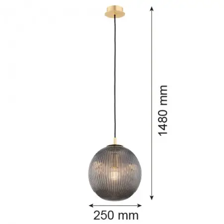 PALOMA 8513 lampa wisząca 1 pł., większa Argon