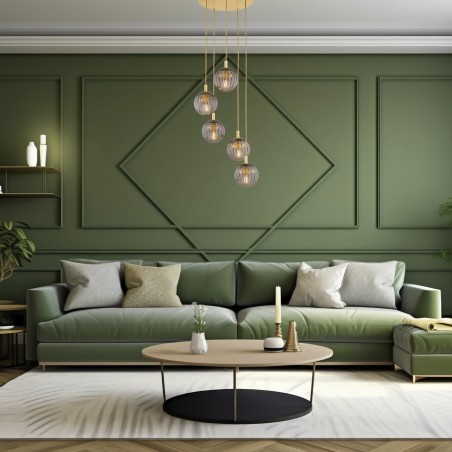 PALOMA 2185 lampa wisząca 5 pł. Argon