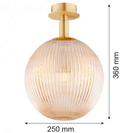 PALOMA 8514 kinkiet / plafon 1 pł., wiekszy Argon