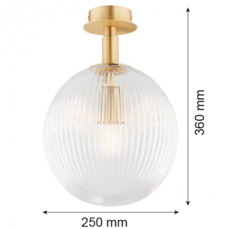 PALOMA 8516 kinkiet / plafon 1 pł., wiekszy Argon