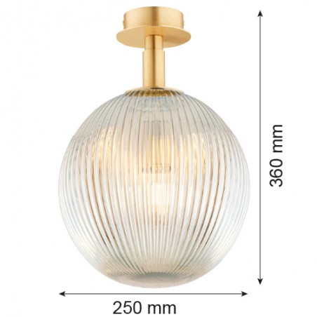 PALOMA 8518 kinkiet / plafon 1 pł., wiekszy Argon