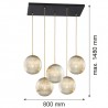 PALOMA 2189 lampa wisząca 5 pł. Argon