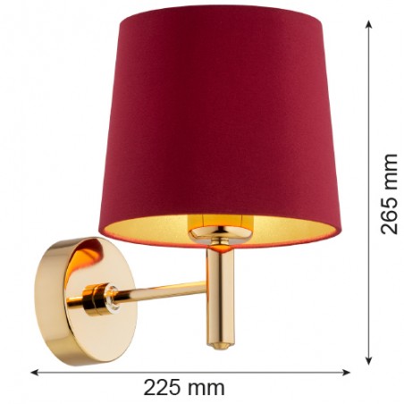 PONTE PLUS 8311 kinkiet 1 pł. Argon