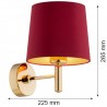 PONTE PLUS 8311 kinkiet 1 pł. Argon