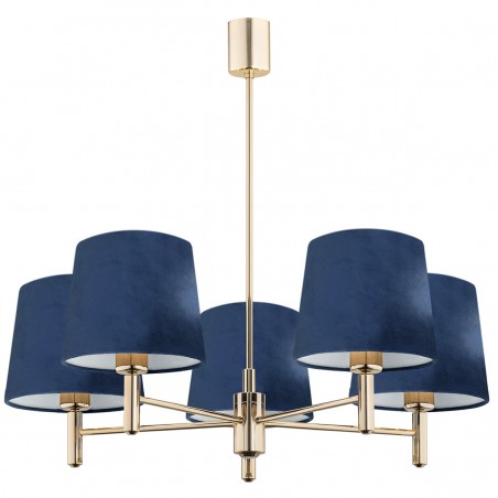 PONTE 2086 lampa wisząca 5 pł. Argon