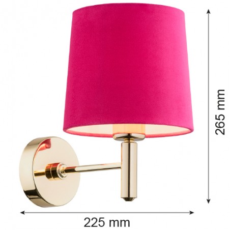 PONTE 4349 kinkiet 1 pł. Argon