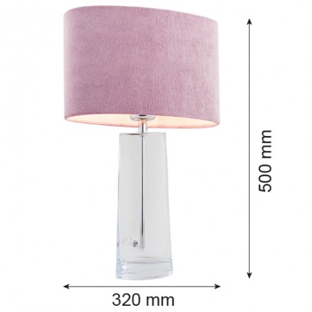 PRATO 3841 lampa stołowa 1 pł.  Argon
