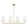 SAFIANO 1828 lampa wisząca 4 pł. Argon