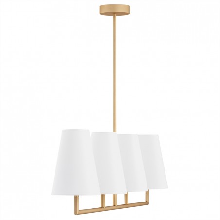 SAFIANO 1828 lampa wisząca 4 pł. Argon