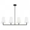SAFIANO 1831 lampa wisząca 4 pł. Argon