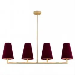SAFIANO 1829 lampa wisząca 4 pł. Argon