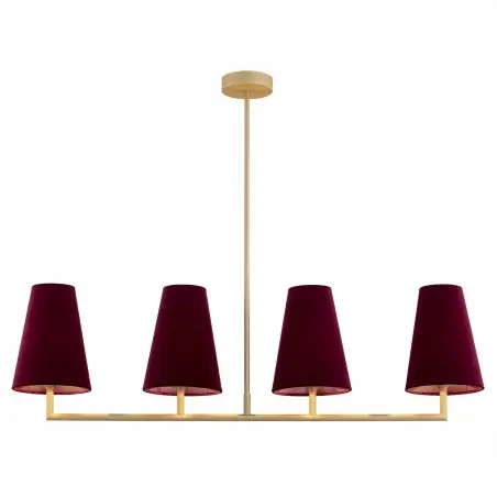 SAFIANO 1829 lampa wisząca 4 pł. Argon