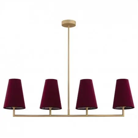SAFIANO 1829 lampa wisząca 4 pł. Argon