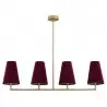 SAFIANO 1829 lampa wisząca 4 pł. Argon