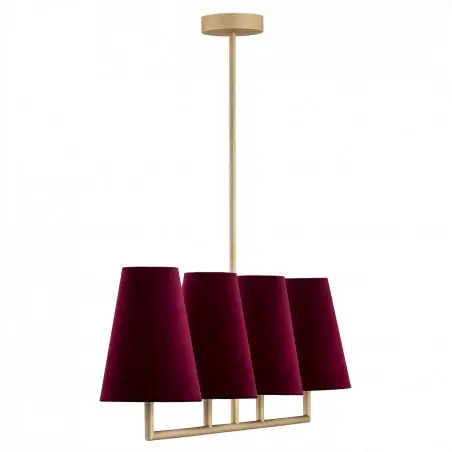 SAFIANO 1829 lampa wisząca 4 pł. Argon