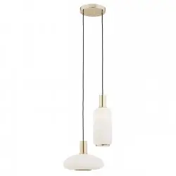 SAGUNTO 896 lampa wisząca 2 pł. na okrągłej podsufitce Argon